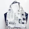 Daily News újság mintás Women Tote Bag
