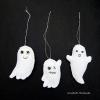 Halloween dekoráció, pici szellemek 3 db-os csomag