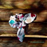Masnis színes szívecske mintás scrunchie hajgumi