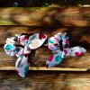 Masnis színes szívecske mintás scrunchie hajgumi