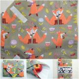Újraszalvéta foxes in love Wrap bag