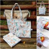 Uzsonnás táska szett szivárványos, virágos, rókás / Kids Bag