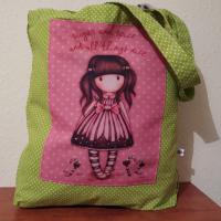 Cukorfalat lányka textil táska