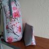 Japán cseresznye virágos háti táska szett