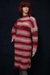 COLOR-ART - exkluzív kézzel kötött pulóver-ruha