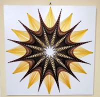 String Art/Fonalgrafika/Mandala: Fali kép K01-01-50X50