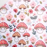 Mosolygós gombák mintás vízhatlan újraszalvéta ökoszalvéta