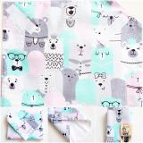 Újraszalvéta macik sorban