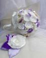 Bieder Lavender menyasszonyi csokor 