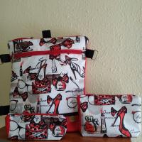 Csajos, vidám nyári táska szett