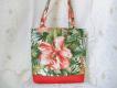 Papagáj virágos táska 
