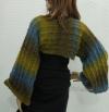 KIMONÓ-BOLERÓ - trendi kézzel kötött pulóver