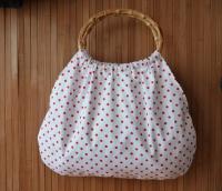 Pöttyös retró táska