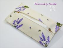 Zsebkendőtartó levendula csokros