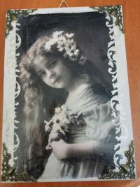 Vintage stílusú falikép 