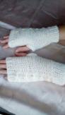 Kötött kézmelegítő,ujjatlan kesztyű 