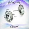 925-ös sterling ezüst-Swarovszki kristály fülbevaló SF-ESWR01-16