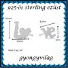 925-ös sterling ezüst ékszerek: fülbevaló EF02