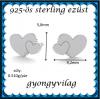 925-ös sterling ezüst ékszerek: fülbevaló EF08
