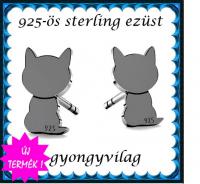 925-ös sterling ezüst ékszerek: fülbevaló EF11ar