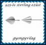 925-ös sterling ezüst ékszerek: fülbevaló EF15 