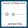 925-ös sterling ezüst ékszerek: fülbevaló EF17 