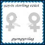 925-ös sterling ezüst ékszerek: fülbevaló EF23 