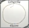 Édesvizi igazgyöngy-swarovski nyaklánc-karkötő szett, 925-ös ezüst kapoccsal SSZE-IG02-2 7x3 
