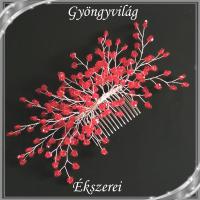 Ékszerek-hajdíszek, hajcsatok: Esküvői, menyasszonyi, alkalmi hajdísz S-H-FÉ20-1e