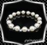 Ékszerek-karkötők: Egy soros viaszgyöngy-kristály karkötő ES-K05-1e 