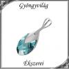 Ékszerek-medálok: Swarovski csepp medál, 925-ös sterling ezüst kapoccsal SSZE-SW6565-M22