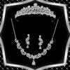 Ékszerek-szettek: Esküvői, menyasszonyi, alkalmi ékszer szett+tiara ES-SZT05-1
