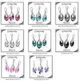 Ékszerek-szettek: Swarovski csepp fülbevaló-medál, 925-ös sterling ezüst kapoccsal SSZE-SW6565