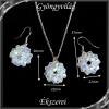 Ékszerek-szettek: kristály ékszer szett SSZNA-KGY01-01 crystal ab