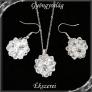Ékszerek-szettek: kristály ékszer szett SSZNA-KGY01-02 clear 