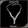 Esküvői, menyasszonyi, alkalmi ékszer szett, SSZEB-GY02 crystal ab