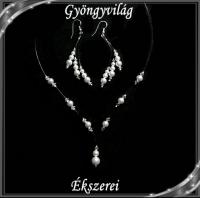 Esküvői, menyasszonyi, alkalmi ékszer szett, swarovszki kristály SSZ-ESW03-1