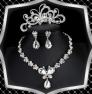 Esküvői, menyasszonyi, alkalmi ékszer szett+tiara ES-SZT20 51 