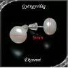 Fülbevalók: igazgyöngy , 925-ös sterling ezüst SFE-IGY02-9