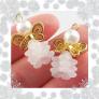 Gyöngyből készített karácsonyi angyalka S-KA02 3db/csomagomag 