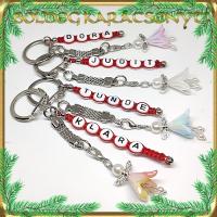 Karácsonyi, névre szóló kulcstartó/könyvjelző S-KA24-3 1db/csomag