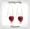 Swarovski kristály 925-ös ezüst fülbevaló EF-ESWSZ01-1