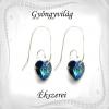 Swarovski kristály 925-ös ezüst fülbevaló EF-ESWSZ01-1