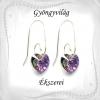 Swarovski kristály 925-ös ezüst fülbevaló EF-ESWSZ01-1